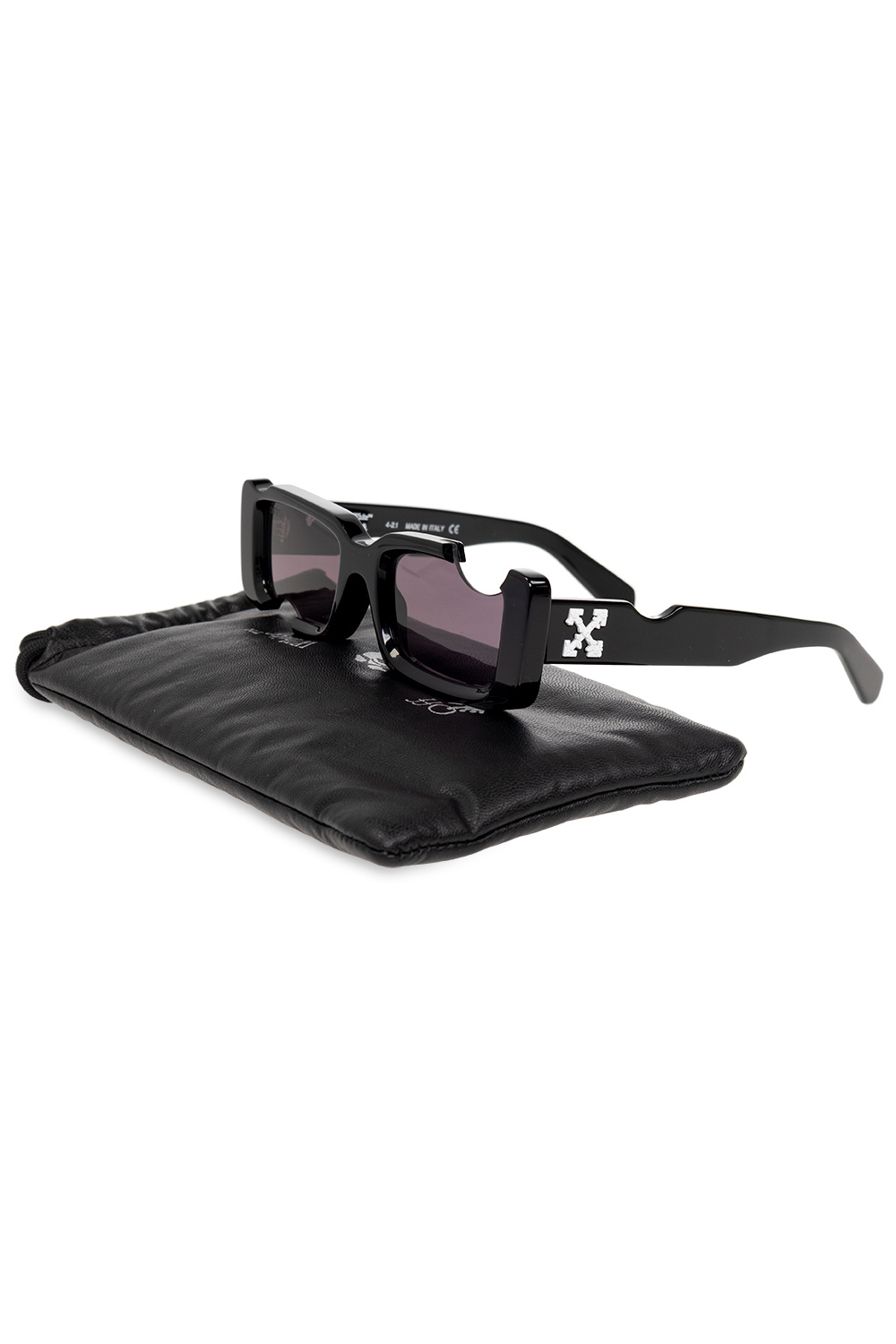 White - 'Cady' sunglasses Off - Kids Looping 1 Sunglasses